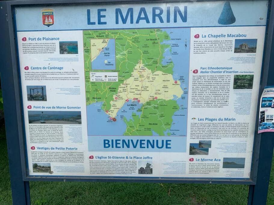 Studio Ti Plezi 26M A 2 Pas Marina Du Marin Climatise Parking Le Marin エクステリア 写真